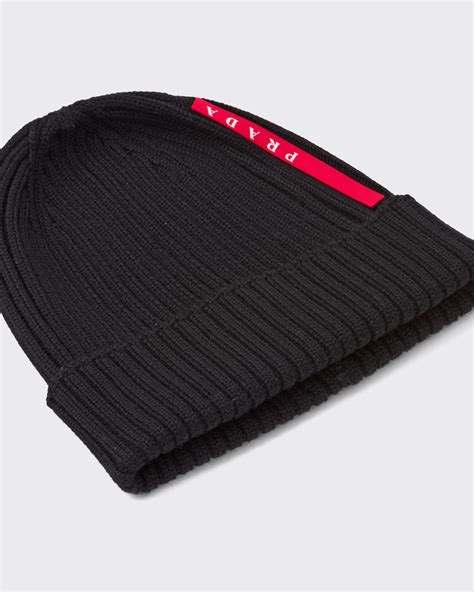 prada toboggan|prada beanie black.